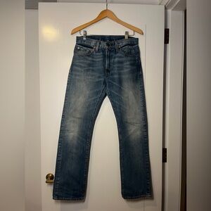 Levi's Men's Straight Jeans in Faded Blue